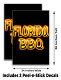 Florida BBQ A-Frame Signs, Decals, or Panels