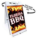 Florida BBQ A-Frame Signs, Decals, or Panels