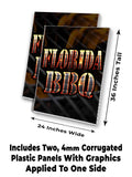 Florida BBQ A-Frame Signs, Decals, or Panels