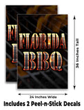 Florida BBQ A-Frame Signs, Decals, or Panels
