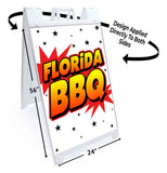 Florida BBQ A-Frame Signs, Decals, or Panels