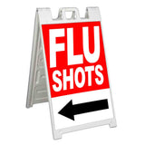 Flu Shots A-Frame Signs, Decals, or Panels