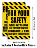 For Your Safety A-Frame Signs, Decals, or Panels