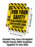 For Your Safety A-Frame Signs, Decals, or Panels