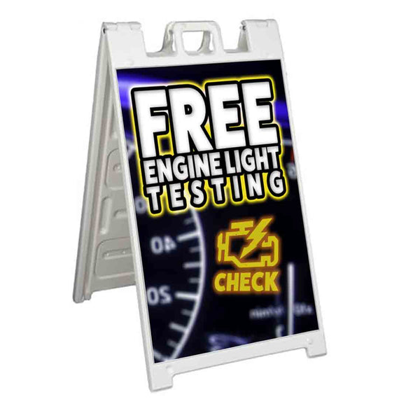 Free Engine Testing A-Frame Signs, Decals, or Panels