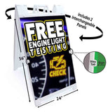 Free Engine Testing A-Frame Signs, Decals, or Panels