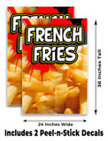French Fries A-Frame Signs, Decals, or Panels