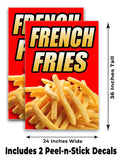 French Fries A-Frame Signs, Decals, or Panels