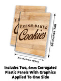 Fresh Baked Cookies A-Frame Signs, Decals, or Panels