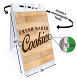 Fresh Baked Cookies A-Frame Signs, Decals, or Panels