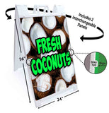 Fresh Coconuts A-Frame Signs, Decals, or Panels