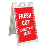 Fresh Cut Xmas Trees A-Frame Signs, Decals, or Panels
