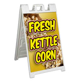Fresh Kettle Corn A-Frame Signs, Decals, or Panels