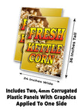 Fresh Kettle Korn A-Frame Signs, Decals, or Panels