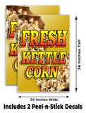 Fresh Kettle Korn A-Frame Signs, Decals, or Panels