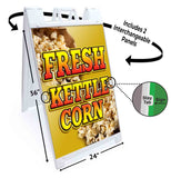 Fresh Kettle Korn A-Frame Signs, Decals, or Panels