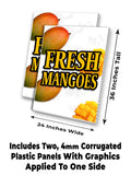 Fresh Mangos A-Frame Signs, Decals, or Panels