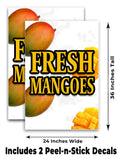 Fresh Mangos A-Frame Signs, Decals, or Panels