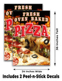 Fresh Oven Baked Pizza A-Frame Signs, Decals, or Panels