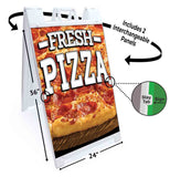 Fresh Pizza A-Frame Signs, Decals, or Panels