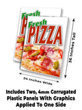 Fresh Pizza A-Frame Signs, Decals, or Panels