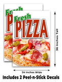 Fresh Pizza A-Frame Signs, Decals, or Panels