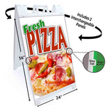 Fresh Pizza A-Frame Signs, Decals, or Panels