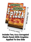 Fresh Pizza A-Frame Signs, Decals, or Panels
