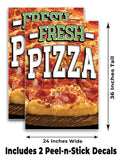 Fresh Pizza A-Frame Signs, Decals, or Panels