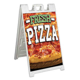 Fresh Pizza A-Frame Signs, Decals, or Panels