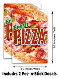 Fresh Pizza A-Frame Signs, Decals, or Panels