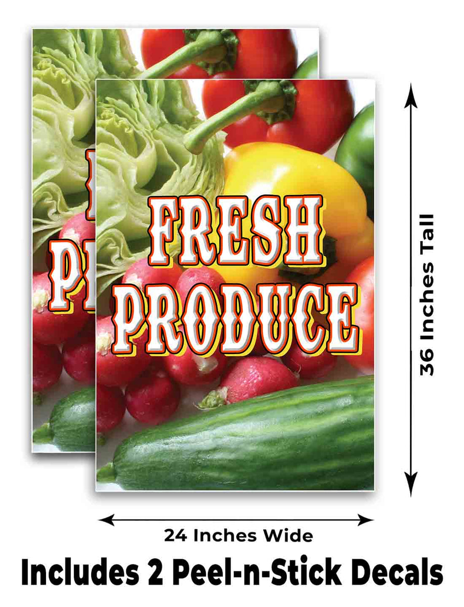 Produce Sign Frame Full Color Custom A-Frames | Fast Production. Fast Free Shipping ...