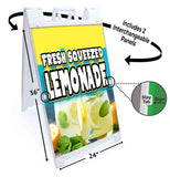 Fresh Squeezed Lemonade A-Frame Signs, Decals, or Panels