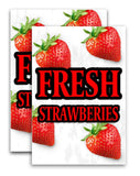 Fresh Strawberries A-Frame Signs, Decals, or Panels