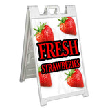 Fresh Strawberries A-Frame Signs, Decals, or Panels