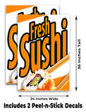 Fresh Sushi  A-Frame Signs, Decals, or Panels