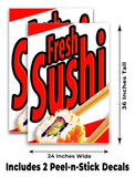 Fresh Sushi A-Frame Signs, Decals, or Panels