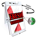 Fresh Watermelon A-Frame Signs, Decals, or Panels