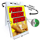 Fried Cheese Sticks A-Frame Signs, Decals, or Panels