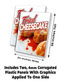 Fried Cheesecake A-Frame Signs, Decals, or Panels