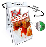 Fried Cheesecake A-Frame Signs, Decals, or Panels