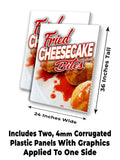 Fried Cheesecake Bites A-Frame Signs, Decals, or Panels