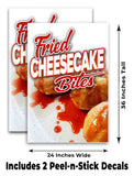 Fried Cheesecake Bites A-Frame Signs, Decals, or Panels