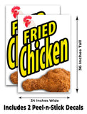 Fried Chicken A-Frame Signs, Decals, or Panels