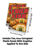 Fried Fish A-Frame Signs, Decals, or Panels