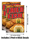 Fried Fish A-Frame Signs, Decals, or Panels