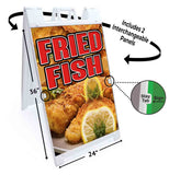 Fried Fish A-Frame Signs, Decals, or Panels