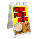Fried Pickle Chips A-Frame Signs, Decals, or Panels