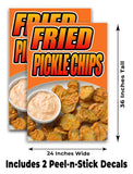 Fried Pickle Chips A-Frame Signs, Decals, or Panels