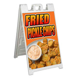 Fried Pickle Chips A-Frame Signs, Decals, or Panels